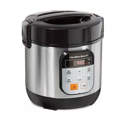Compact Multi Cooker, Stainless Steel, 1.5-Qts.