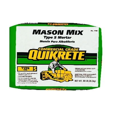 Quikrete 1136-80 Type S Mason Mix, 80 Lb. Bag