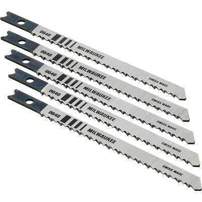 48-42-0640 U-shank 4 In. 10 Tpi High Carbon Steel Jig Saw Blade (5 Pk)