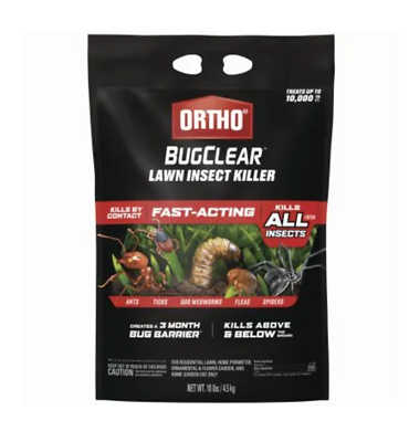 Ortho 0425310 BugClear Insect Killer for Lawn & Landscape, Granule, 10 Lb.
