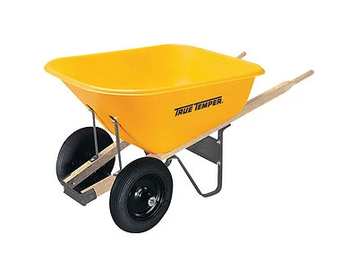 Poly Wheelbarrow, 8-Cu. Ft.