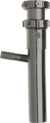 1-1/2 In. X 8 In. Black Plastic Dishwasher Tailpiece Pp66-14b