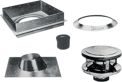 6hs-rks 6 In. Triple-wall Chimney Kit, 5 Pieces, Stainless Steel