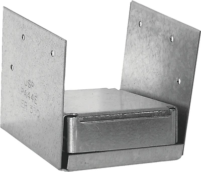 Pa44e-tz Post Anchor, 4 X 4 In Steel, Triple Zinc For Concrete