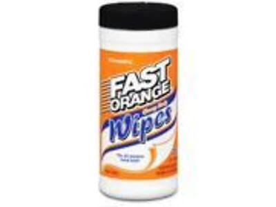 Permatex 25050 Fast Orange Cleaning Wipes, Citrus, 25-Ct.
