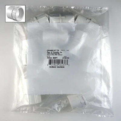Charlotte Pipe 3/4 in. Slip x 3/4 in. Dia. FPT Pipe Adapter