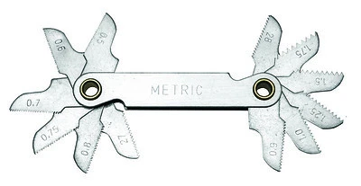Metric Pitch Gauge, 0.50-1.75mm