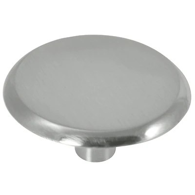 Modern Standards Round 1-1/2 Inch Satin Nickel Cabinet Knob - Model 20259