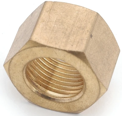Brass Compression Nut, Lead Free, 7/8 In.