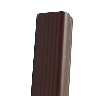 Amerimax M1593 Vinyl Downspout, 2 x 3-In., Brown