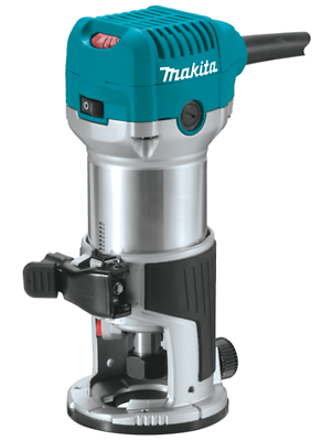 Makita RT0701C Compact Router, 1-1/4 HP, 6.5A, Variable Speed
