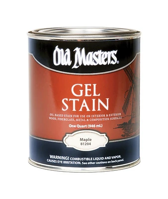 Gel Stain, Oil-Based, Maple, 1-Qt.