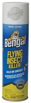 16 Oz. Aerosol Spray Flying Insect Killer, Model 93250, Indoor/outdoor Use
