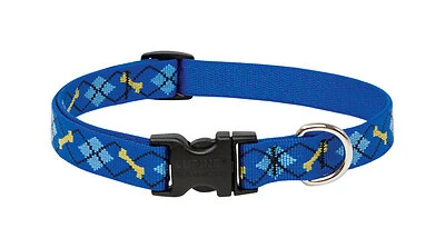 Dog Collar, Adjustable, Dapper Dog, 3/4 x 9 to 14 In.