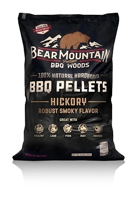 Bear Mountain FK14 BBQ Hardwood Pellets, Hickory, 20 Lb.