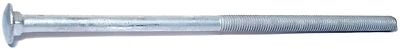 05533 Galvanized Carriage Bolt, 1/2-13 In Thread, 12 In Oal, Grade 2