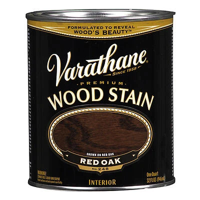 Red Oak Premium Oil-Based Interior Wood Stain, Qt.