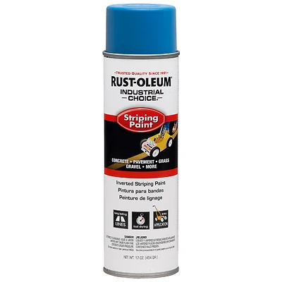 Rust-Oleum Industrial Choice 263446 Inverted Striping Paint, Dark Blue, 18 Oz