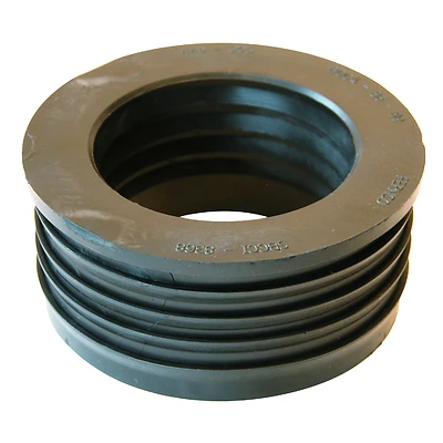 Fernco P44U-305 Compression Donut, 4 x 3 In., Cast Iron Hub x PVC