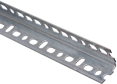 Slotted Steel Angle, 1-1/4 x 48 In.