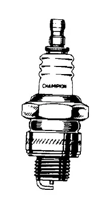 Federal-Mogul 840-1 Spark Plug, For Use With Lawnmower