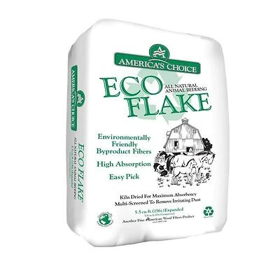 America's Choice 67P2ECOAC Eco Flake Animal Bedding, 3 Cu. Ft.