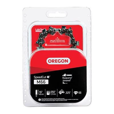Oregon M66 SpeedCut Chainsaw Chain, 16 In., 0.325 Pitch, 66 Link