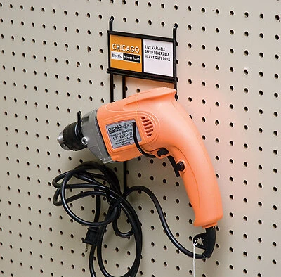 Black Corded Drill Hanger, 10.3 In H X 5.7 In W X 4.8 In D