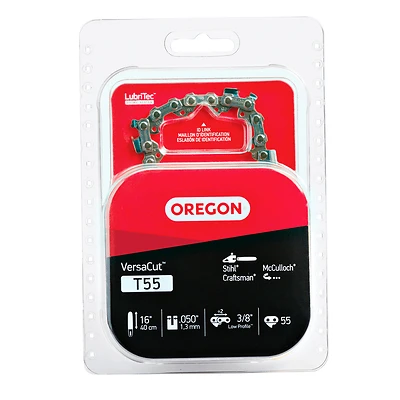 Oregon T55 VersaCut Chainsaw Chain, 16 In. Bar, 55-Link