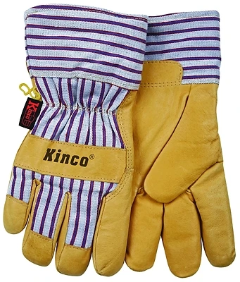 Kinco 1927-C Work Gloves, Suede, Fleece-Lined, Child's Ages 3-6