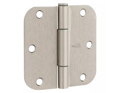 National Hardware N830-450 Squeak Guard Door Hinge, 3-1/2 In., 5/8 In. Radius, 3-Pk.