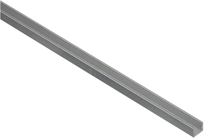 Mill Aluminum Channel, 1/4 x 1/16 x 72 In.