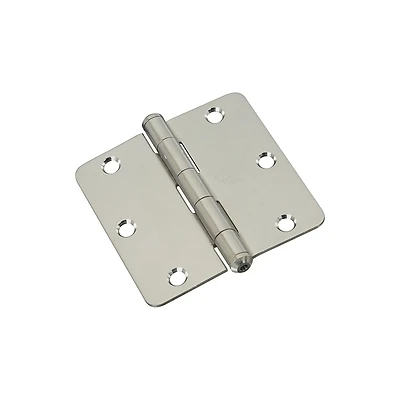 Hardware N225946 3-1/2 In. Stainless Steel Door Hinge, Full Mortise, Removable Pin