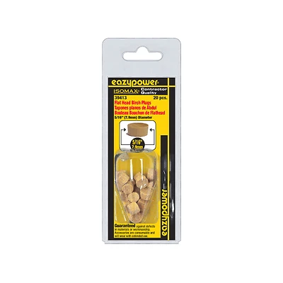 39413 0.31 in. Flat Head Plug - 20 Pack