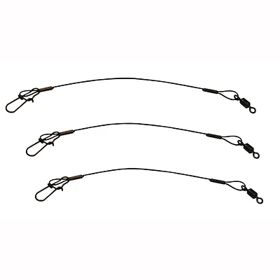 Steel Fishing Leader, Black, 30 Lb., 12 In.