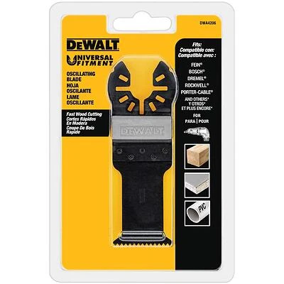 DeWalt DWA4206 Bi-Metal Oscillating Fast-Cut Wood Blade, Universal Fit