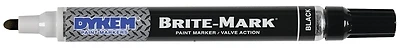84002 Brite-mark Permanent Paint Marker, Black, Medium Tip
