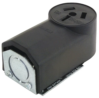Eaton Cooper Wiring 112 Power Receptacle, 3-Pole, 125/250V, 50A, NEMA 10-50R