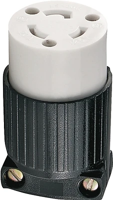 Eaton L520C Locking Electrical Connector, 20 Amp, 125 Volt, NEMA L5-20