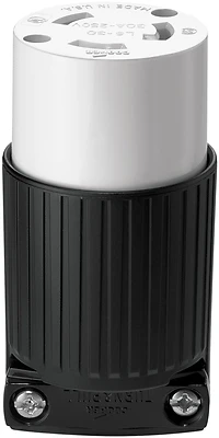 Eaton L630C Twist Lock Connector, 30 Amp, 250 Volt, 2-Pole
