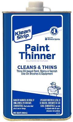 Klean Strip QKPT94003 Paint Thinner, Mineral Spirits, 1 Qt Can