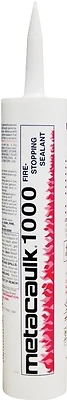 1000 Series 66640 Intumescent Firestop Sealant, Red, 10.3 Oz Cartridge