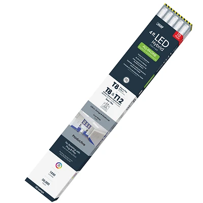 Feit Electric T4815/840/AB/LED/10 Hybrid Tube, 4ft, 15W, 10-Pack