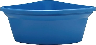 Cf-24bl Heavy Duty Corner Feeder, 24 Quart Capacity, Blue