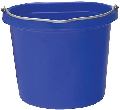 Fortex-Fortiflex 1302040 Flat Back Bucket, 20 Qt, Blue