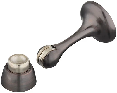 National Hardware N337-162 Magnetic Door Stop, Antique Bronze, 3 In