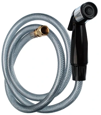 Danco 80762 Kitchen Faucet Spray Hose and Head, 48 In., Black