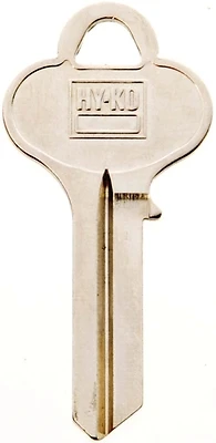 Hy-Ko 11010LO1 Lori Key Blank, Nickel-Plated Brass, 2.08 In