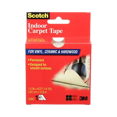 INDOOR CARPET TAPE 1.5"X42'