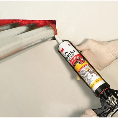 3M CP 25WB+ Fire Barrier Sealant, Red, 10.1 oz. Cartridge